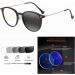 Buy EFLAL Multifocal Progressive Reading Glasses - Lightweight UV400 Photochromic | +1.0 to +3.0 | Stylish Black Gold | International Shipping Available - Buy Online on GoSupps.com