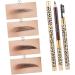PLAFOPE 2pcs Double Head Eyebrow Pencil Long Lasting Eyebrow Pencils Makeup Eyebrow Pencils Eyebrow Pencil Brush 1 count (Pack of 1) Brown - Buy Online on GoSupps.com