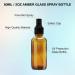 Nylea Small Glass Spray Bottles 2 oz - 2 Pack | Refillable Fine Mist Mister for Oil, Hair, Plants, Water | Mini Amber Travel Size Bottle for Cleaning Solutions - Essential Oil Sprayer - Buy Online on GoSupps.com