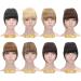 Bangs Hair Clip Clip in Bangs Synthetic Bangs Hair Clip in Extensions French Natural Fringe Bangs Clip in Thick Front Neat Flat Bang Short Straight Hair piece Bangs with Temples Bangs Clip in Hair (C SW65-30-30 - Buy Online on GoSupps.com