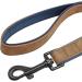 Didog Personalized Leather Dog Collar with Engraved Name Tag - Soft & Padded for Small & Medium Dogs (M: 27-33 cm Brown) - Customizable Comfort & Style - Buy Online on GoSupps.com