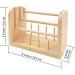 Hand U Journey Wood Spools Holder | 3-Thread Beech Rack Organizer for Macrame, Weaving, Sewing & Yarn - Buy Online on GoSupps.com