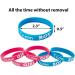 NERTOEE Gender Reveal Bracelets - Team Boy & Team Girl Bracelets (40 Pieces) | Perfect for Gender Reveal Parties - Durable Silica Gel - Buy Online on GoSupps.com