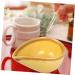 Fomiyes Aromatherapy Mixing Bowl - Ceramic Yellow Facial Jewelry Tray for Essential Oils & Masks | 8.5x5.5cm - Buy Online on GoSupps.com