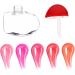 3 Ensembles Flacons De Gloss Forme De C ur Contenants Pratiques Pour Lip Balm Et Cosm tique 20 Pi ces * 3 - Buy Online on GoSupps.com