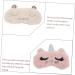Hemoton Breathable Eye Masks - 2Pcs White Plush Eye Patch for Sleep and Blepharitis Relief - Buy Online on GoSupps.com