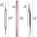 Nekoo Professional Facial Milia Removal Tool & Whitehead Extractor | High Grade Stainless Steel Double Ended Needle & Tweezers Kit for Blackhead & Acne Removal (S512IN-P) - Buy Online on GoSupps.com
