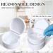 Denture Bath Box with Basket - Complete Clean Care Case for False Teeth, Braces, Night Guards & Retainers - Travel-Friendly Soaking Container with Free Brush (White) - Buy Online on GoSupps.com