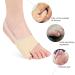 Bunionette Sleeves Reduce Pressure - Pinky Toe Corrector (L) | Elastic Strap, Skin Color - 1 Pair - Buy Online on GoSupps.com