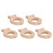5pcs Baby Teethers - Pain Relief Teething Toys & DIY Jewelry Necklace Accessories for Infants - Buy Online on GoSupps.com