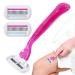 Teksome razor for women |Mini manual cleaning Nursing harvesters extra smooth razors women's safety rasier blade leg-arm-lower-bikini hair removal