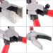 Swpeet Heavy Duty Breaker Grozer Pliers and Glass Running Pliers Kit - Perfect for Stained Glass | Flat & Curve Jaws with Rubber Tips - Buy Online on GoSupps.com