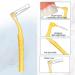 50 Interdental Brushes - Soft Tooth Brushes for Braces | 5 Sizes & Non-Slip Handle for Effective Mouth Cleaning - Buy Online on GoSupps.com