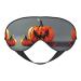 Fall Pumpkin Print Ultra-Soft Light-Blocking Eye Mask for Optimal Comfort and Restful Sleep