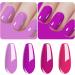 Vishine Pink Gel Nail Polish Set 4 Colors Hot Pink Tones Sakura Spring Rose Purple Fushia Dark Pink All Seasons Soak Off Long Lasting Romantic Nail Art Design Salon Home Manicure Kit for Women Girls C027 Set C027 - Buy Online on GoSupps.com