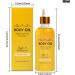 After-Shower Body Oil | 100 ml Moisturizing Beauty Products | Moisturizing body oil for sensitive skin for nighttime and morning hydration of sensitive and oily skin legs and - Buy Online on GoSupps.com