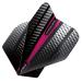 RED DRAGON Hardcore Radical Dart Flights - 4 Sets Per Pack (12 Dart Flights in Total) Pink Flash