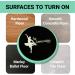 La Esmeralda Ballet Turning Board - Improve Turns, Balance, and Stability - Thick EVA Foam - Turquoise (Gift Box Included) - Buy Online on GoSupps.com