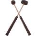 Filfeel Massage Ball Hammer - Portable Manual Massage Device for Back & Shoulder Muscle Relief | Wood Massage Hammer with Spring Grip - Buy Online on GoSupps.com