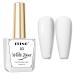 White Nail Polish - Milky White Gel Nail Polish - 15ml French Manicure Nail Polish - Clear Nude Soft Sheer White Gel Polish - White Nail Varnish for Women DIY French Manicure