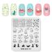 KADS Nail Art Stamping plate Nail Template Nail Art Design Tool Nail DIY Design Image Plate (ZO011)