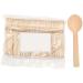 500 Pcs Mini Wooden Spoon Biodegradable Spoons Dessert Spoons Mini Ice Cream Spoons Dessert Scoop for Party