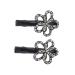 Black Flower Salon Clips - Stylish Hair Accessories for Every Look - Buy Online on GoSupps.com