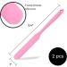 2 Pieces Non-stick Wax Spatulas Jar Spatulas Set Hair Removal Waxing Applicator Easy to clean Reusable Scraper Large Area Hard Wax Sticks for Body Use on Salon and Home Mixing Baking Scrapers 2 Count (Pack of 1) Pink - Buy Online on GoSupps.com