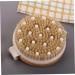 Bath Brush Round Head Massage Body Brush Back Scrubber (11x11cm) - Buy Online on GoSupps.com
