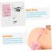 Healeved 3pcs Eyebrow Measurement Tool Eye Brow Corrector Cosmetic Measuring Tools Pink Household - Buy Online on GoSupps.com