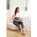 ZUMIY Maternity Lounge Pants - Over the Belly Stretchy Activewear with Pockets - M Grey - Buy Online on GoSupps.com