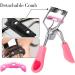 Uranian Eyelash Curlers with Built-in Comb - Premium Lash Curler with 2 Silicone Pads - Perfect Makeup Tool for Women & Girls - International Shipping Available - Buy Online on GoSupps.com