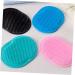 Sewoart 12th Hair Brush - Black Silicone Shampoo & Scalp Massage Comb for Salon Cleaning - Buy Online on GoSupps.com
