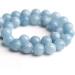 Filluck Aquamarine 8mm Natural Stone Beads - Polished Round Gemstone Beads for Jewelry Making - 15 Inch Strand - Buy Online on GoSupps.com