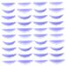 HONMEET 20 Pairs Eyelash Silicone Patch Lashes Shield Medium Eyelash Perm Gaskets Eyelash Curling Lash Lift and Kit Eyelash Lift Tool Lash Tool Eyelash Curler False Eyelash Patches Purple