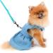 Paidful dogs Kneid For Small Dogs Cats Girls L tzchen Denim Find Dress Pleated Tutu Rock Dishes Mini puppies Chihuahua Yorkie Clothing Spring Summer Hellblau S: Back length: 20cm/8.0 " Bust: 32cm/12.5" Light blue