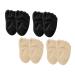 4 Pairs Sponge Forefoot Pad Metatarsal Foot Pads Forefoot Cushion Thicken Insoles Shoe Pad Shoe Inserts Comfortable Shoe Insoles 4d Absorb Sweat Heel Mesh Stretch Fabric