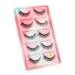 UAMOU Mink Eyelashes 10/50/100 Boxes Fluffy 3D Mink Lashes Makeup Natural Long Volume False Eyelashes Bulk Faux Cils Custom Cheerfully (Color : 5 Pairs X09CS Size : 10 Boxes)