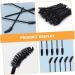 FRCOLOR 150 Pcs Elbow Mascara Brush Lash Lengthening Mascara Black Lash Makeup Practicing 9.7x0.6cmx3pcs Blackx3pcs - Buy Online on GoSupps.com