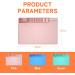 MOHOPE Extra Large Silicone Craft Mat 24x16 - Durable Drawing Board with Ruler for Painting, Crafts, Art, Clay, and Resin - Pink - Buy Online on GoSupps.com