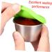 HOMSFOU 8pcs Sauce Container with lid Cup Dipping Bowls Dressing Container with lid Dipping Sauce Bowls Ketchup Bowl Mini Bowls Small Bowls for Dipping Leakproof Crisper Stainless Steel - Buy Online on GoSupps.com