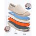 Shop Adjustable Lightweight Diabetic Shoes for Women - Air Cushion Comfort for Edema Plantar Fasciitis Bunions & Swollen Feet - Light Gray Color - Buy Online on GoSupps.com