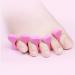 24 pieces of foam toe separator sponge finger separator toe separator nail and toenail separator pedicure and nail enhancement tools nail art accessories (pink/purple) - Buy Online on GoSupps.com