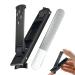 Thick Toenail Clippers High Performance Nail Clippers for Thick Nails - Foldable Wide Nail Clippers Double Head Toenail Clippers | Portable Fingernail Cutter Finger Thick Nail Clippers for Women Black