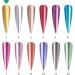 Metal Nail Polish 18ml Mirror Effect Gel Nail Polish Gold Nail Varnish Chrome Nail Art Polish Quick Dry Long-Lasting Non-Peelable No UV (Gold 01) - Buy Online on GoSupps.com