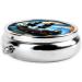 Cartoon Pirate Ship Portable Metal Pill Box - 3-Compartment Travel Case for Small Pills | Hinged Design | Perfect for On-the-Go - Buy Online on GoSupps.com