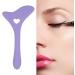Silicone Eyeliner Aid Reusable Eye Makeup Tool with Cream Applicator for Eye Shadow Mascara Drawing (Purple) - Buy Online on GoSupps.com