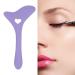 Reusable Silicone Eyeliner & Eyebrow Stencil Set with Cream Applicator - Purple - Buy Online on GoSupps.com