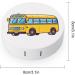 Portable School Bus Contact Lens Travel Kit | Cute Contact Lens Box with Mirror - Perfect for Daily Outdoor Use - Buy Online on GoSupps.com