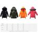 Odziezet Baby Boy Down Coat | Hooded Puffer Zipper Jacket | Orange | 1-2 Years - Buy Online on GoSupps.com